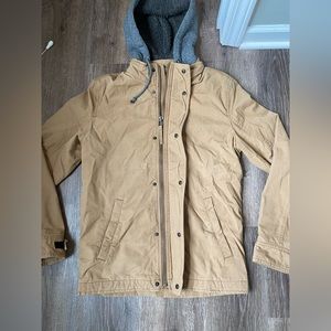 Thick tan insulated jacket